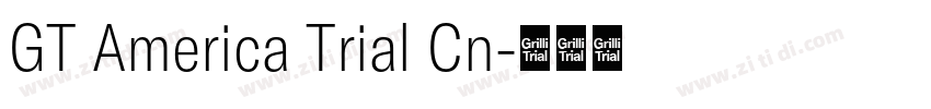 GT America Trial Cn字体转换 GT America Trial Cn字体转换
